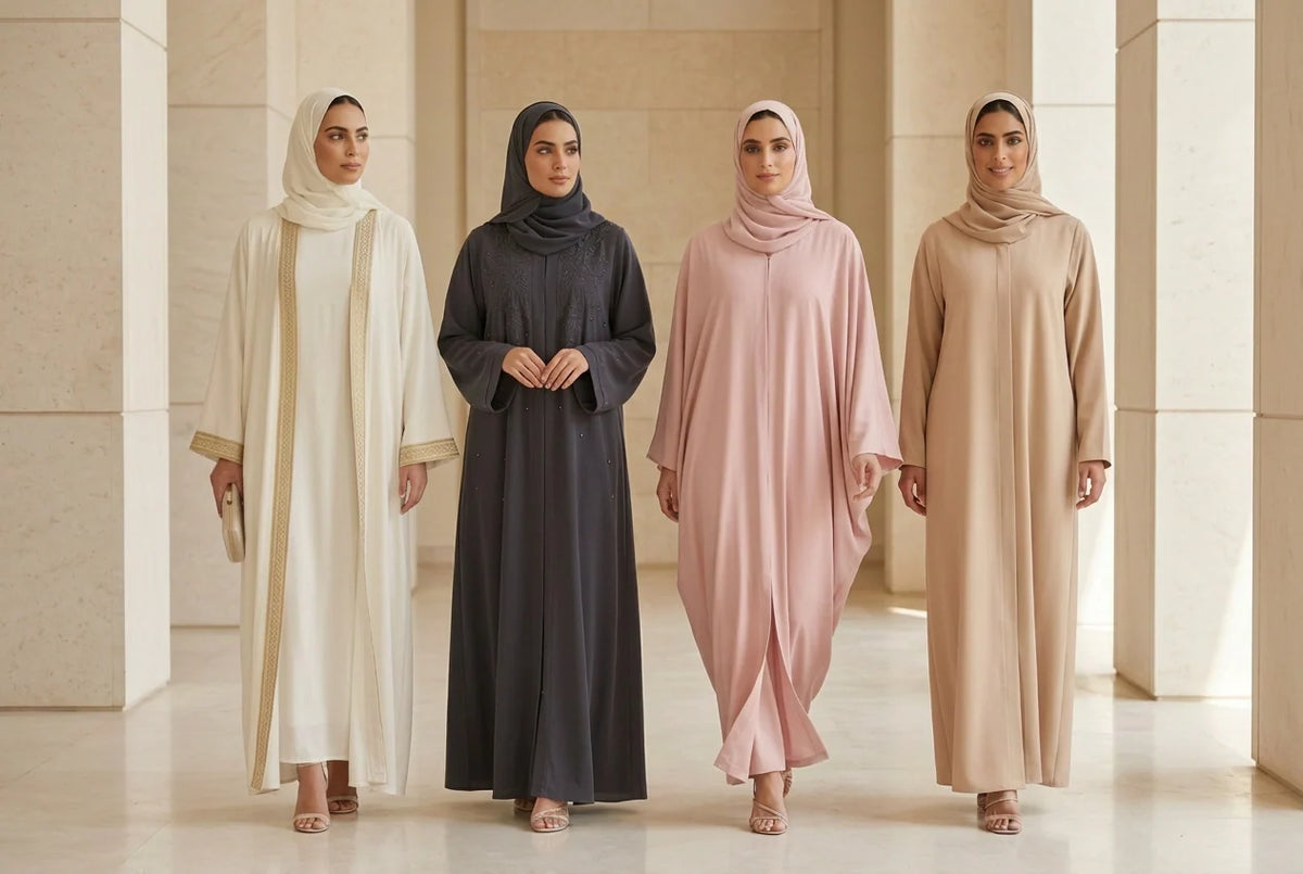 abaya dubai brodee perlee farasha dentelle